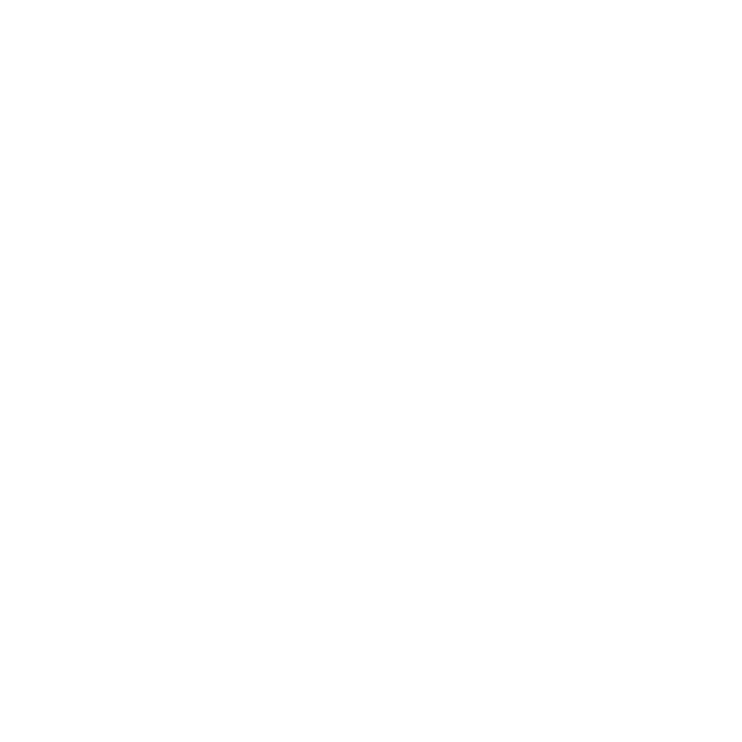 Minimalist Clock Face Logo #ffffff