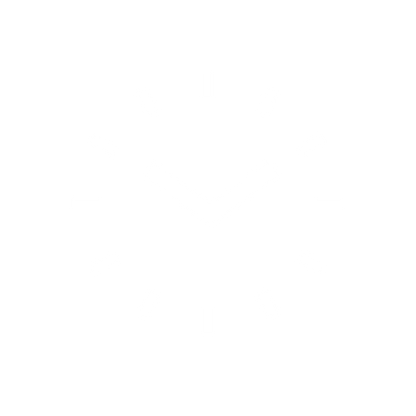 Minimalist Clock Face Logo #ffffff