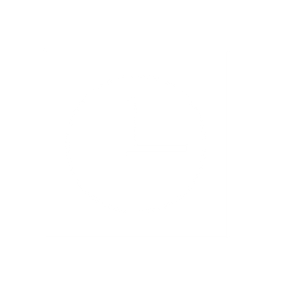 Clock Square Frame Logo #ffffff