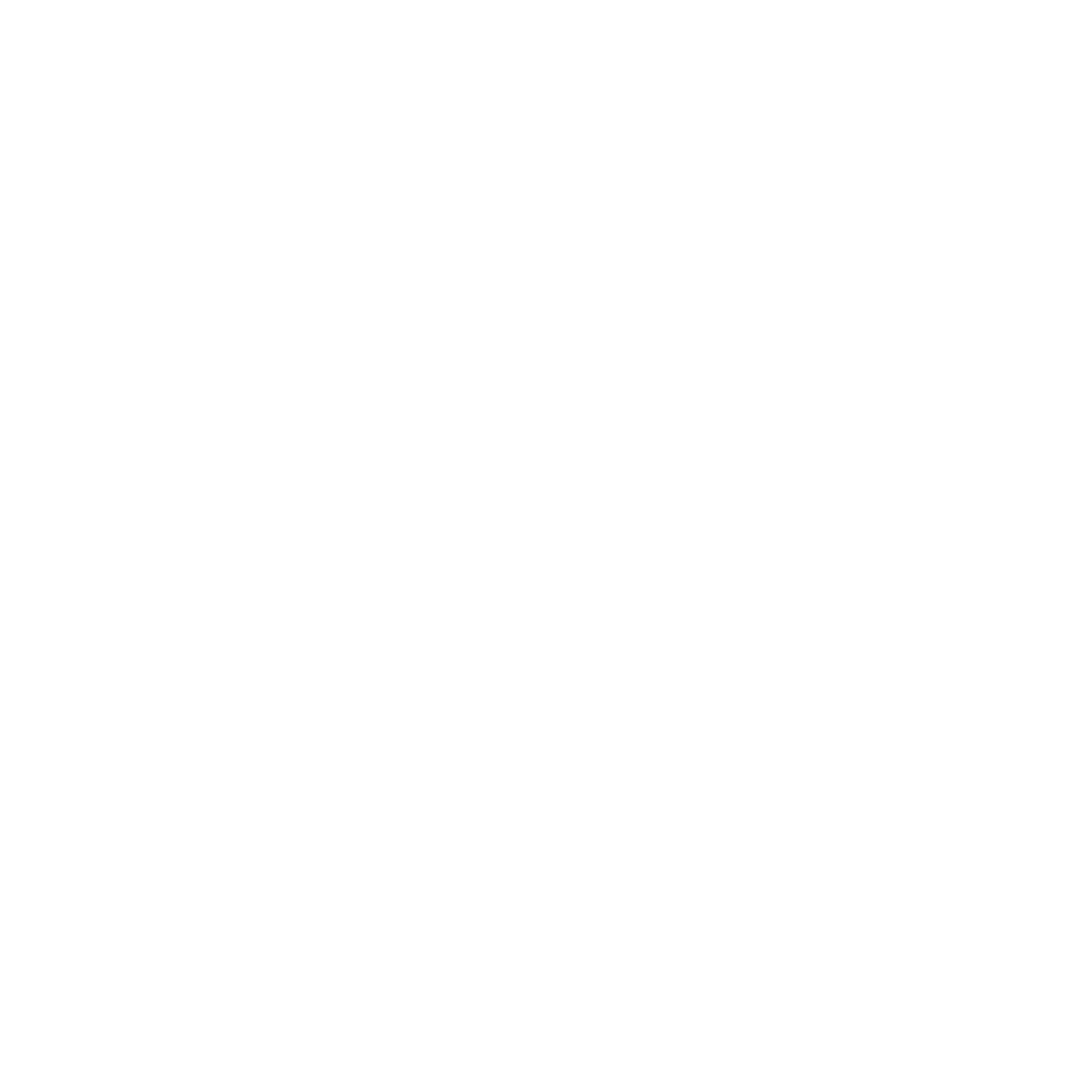Minimalist Clock Hands Logo #ffffff