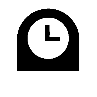 Desk Clock Arch Logo