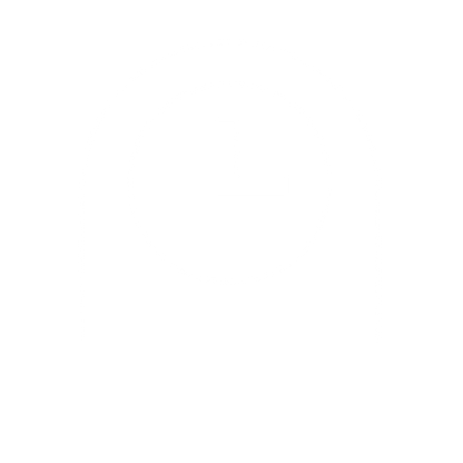 Desk Clock Arch Logo #ffffff