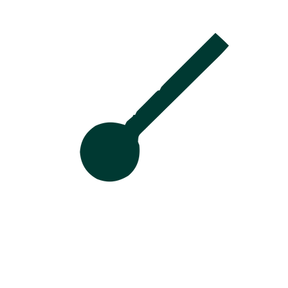 Clock Hand Dial Logo #003932