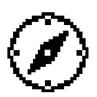 Pixel Compass Logo
