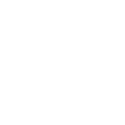 Pixel Compass Rose Logo #ffffff