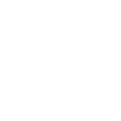 Pixel Compass Rose Logo #ffffff