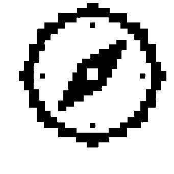Pixel Compass Logo