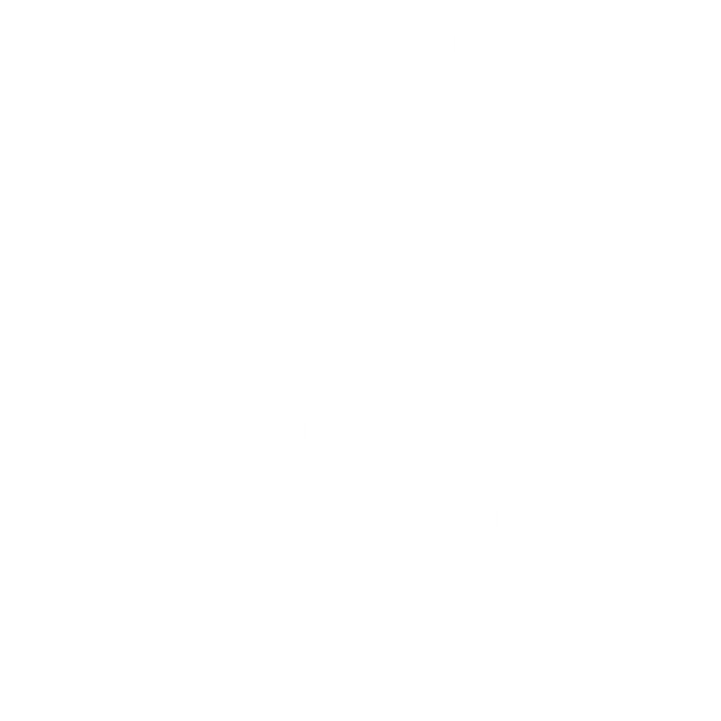 Pixel Compass Logo #ffffff