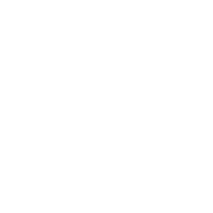 Pixel Compass Rose Logo #ffffff