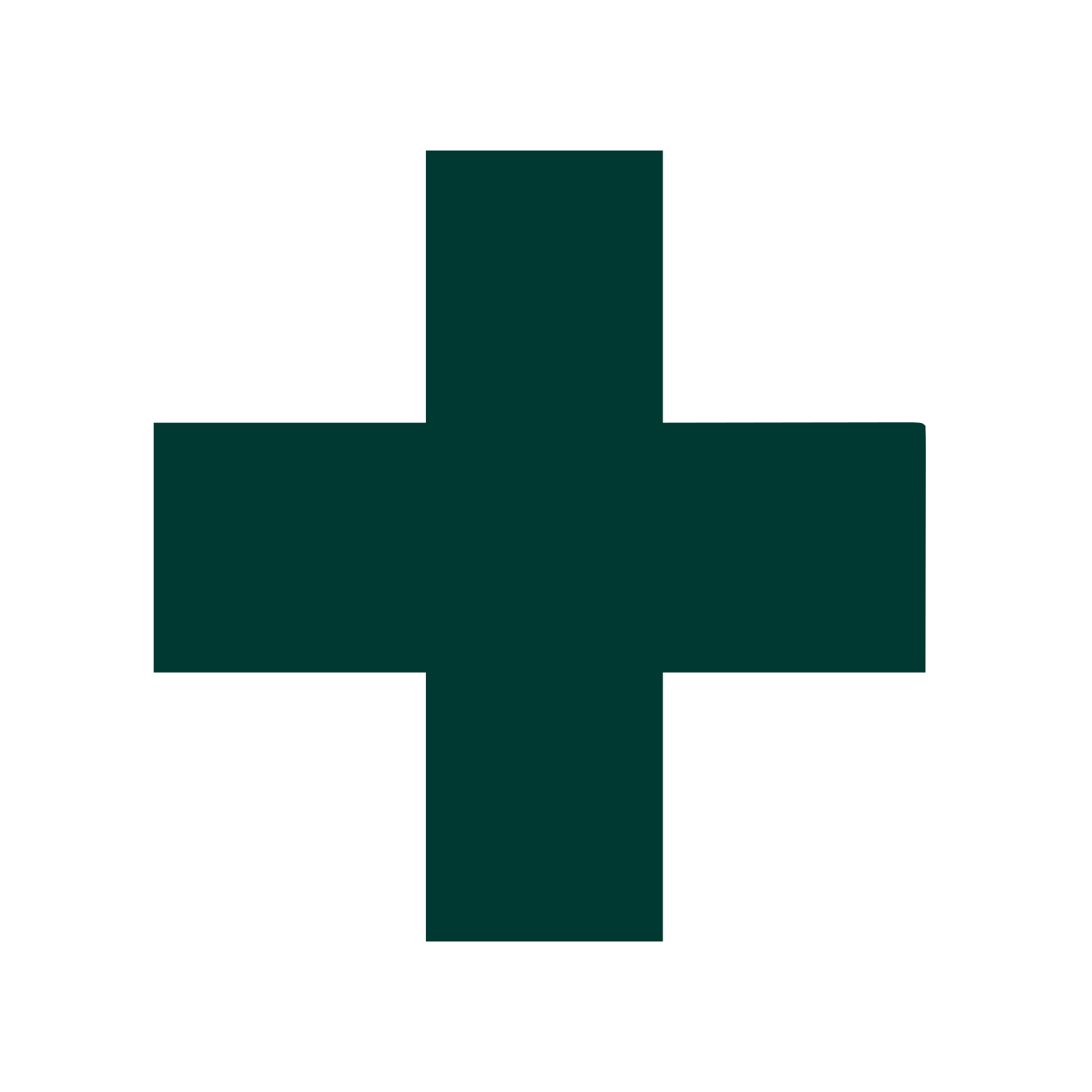 Swiss Cross Plus Logo #003932