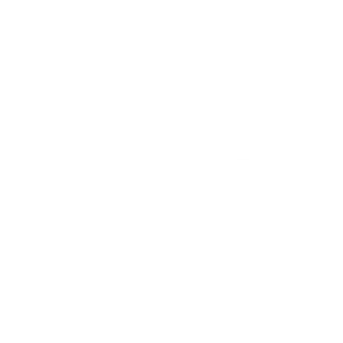 Swiss Double Bar Cross Logo #ffffff