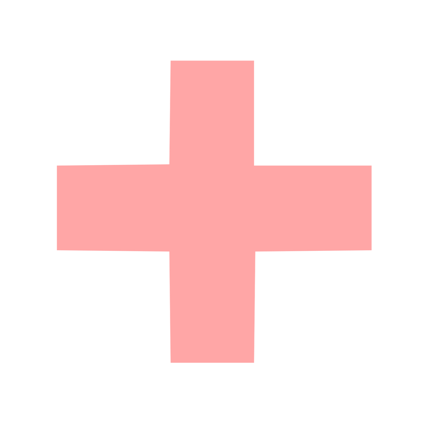 Swiss Cross Bold Logo #ffa6a6