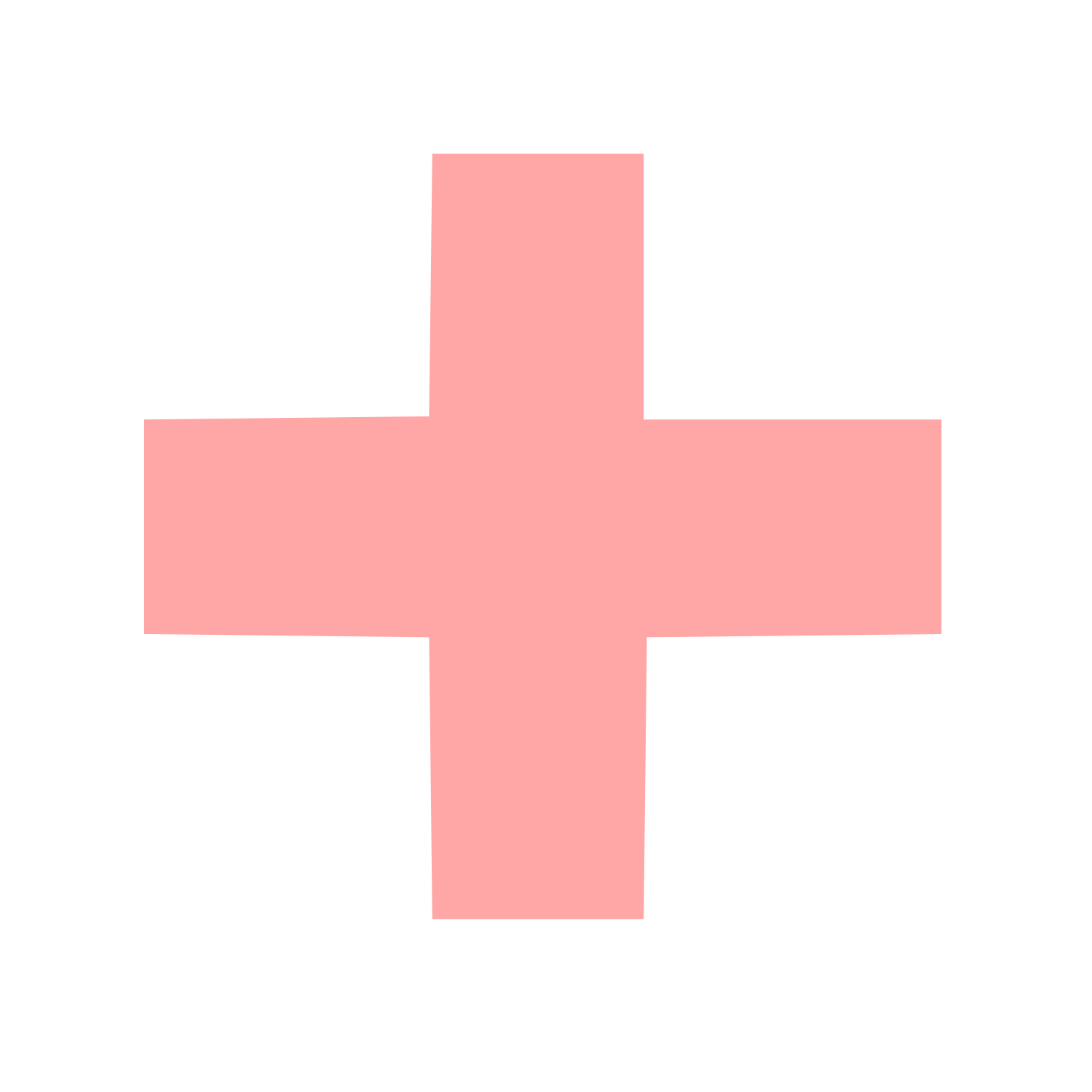 Swiss Cross Bold Logo #ffa6a6