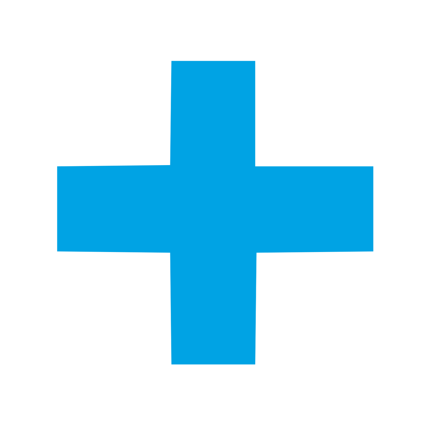 Swiss Cross Bold Logo #00a3e4