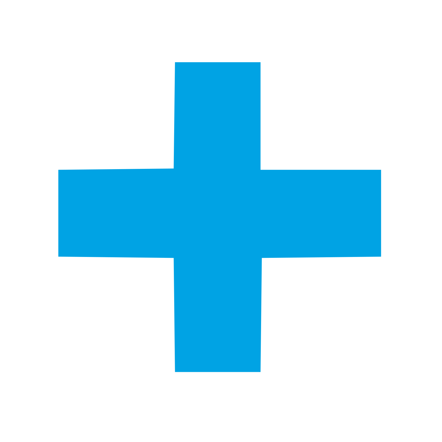 Swiss Cross Bold Logo #00a3e4