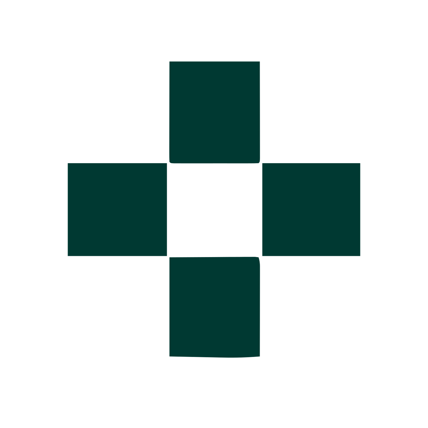 Swiss Cross Block Logo #003932