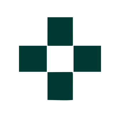 Swiss Cross Block Logo #003932