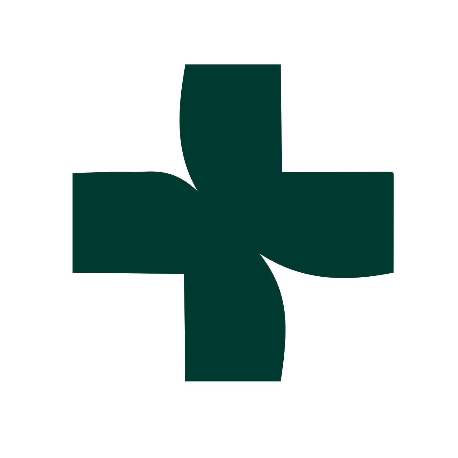 Swiss Cross Cut Logo #003932