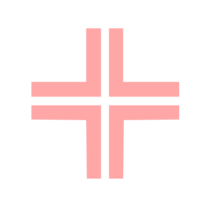 Swiss Cross Intersection Logo #ffa6a6