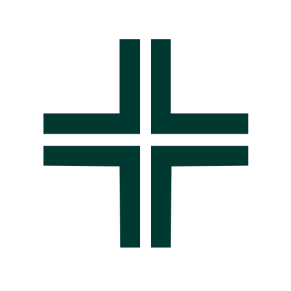Swiss Cross Intersection Logo #003932