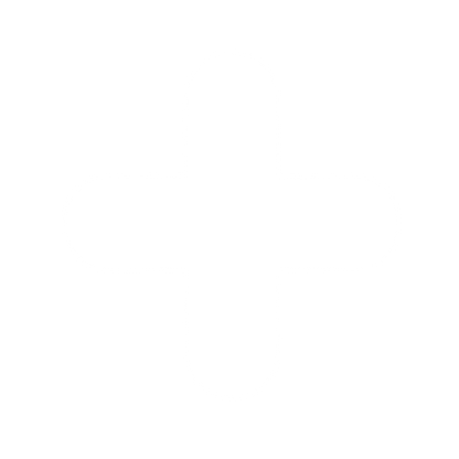 Rounded Cross Plus Logo #ffffff