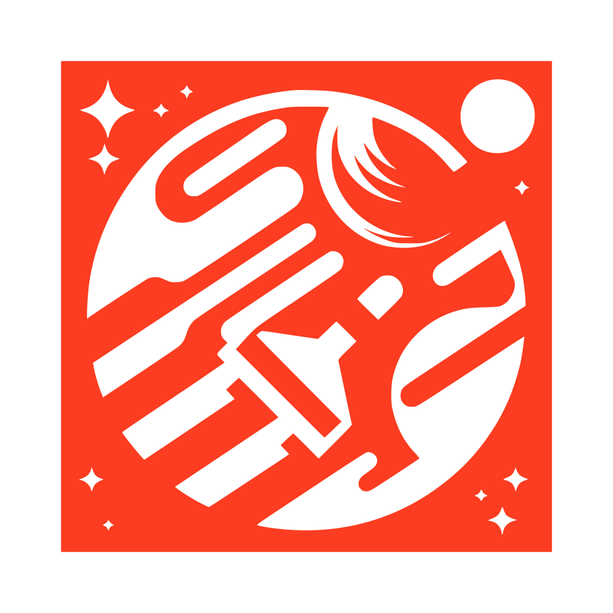 Space Logo #FC3D21