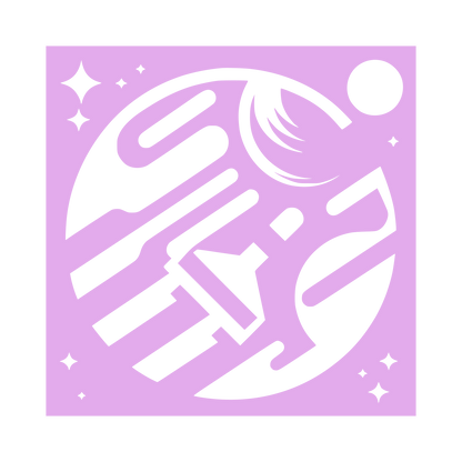 Space Logo #E3ABEC