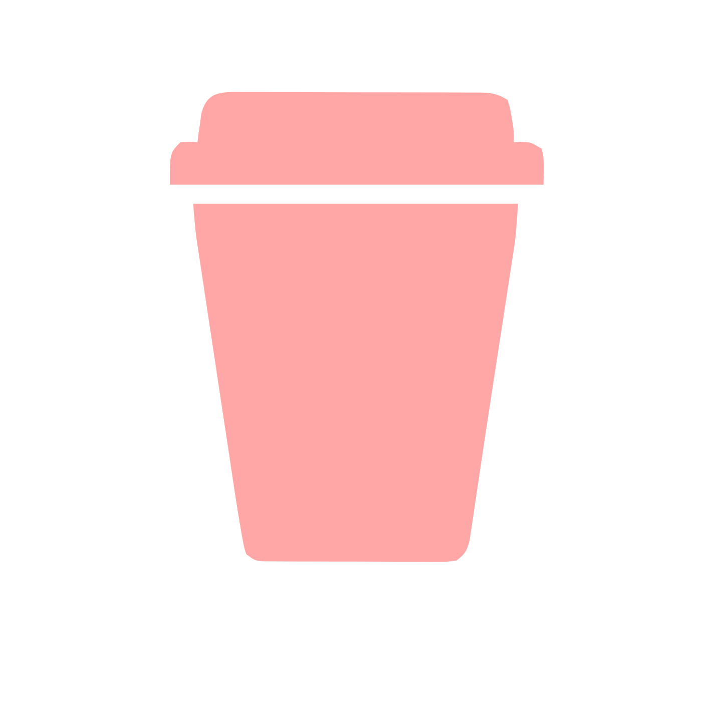 Takeaway Coffee Cup Logo #ffa6a6
