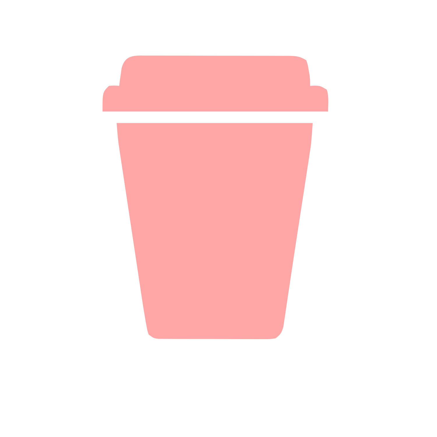 Takeaway Coffee Cup Logo #ffa6a6