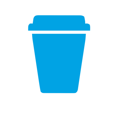 Takeaway Coffee Cup Logo #00a3e4