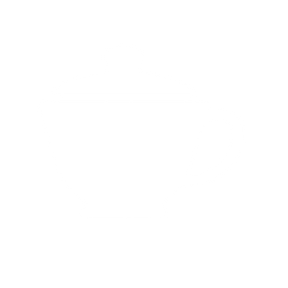 Teacup with Lid Logo #ffffff