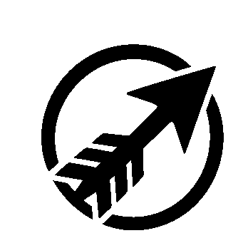Arrow Circle Tattoo Flash Logo
