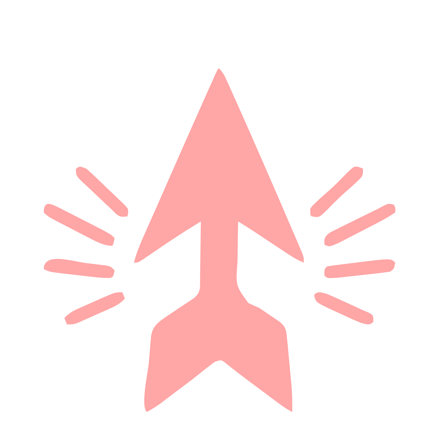 Tattoo Flash Arrow Logo #ffa6a6