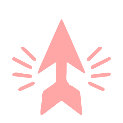 Tattoo Flash Arrow Logo #ffa6a6