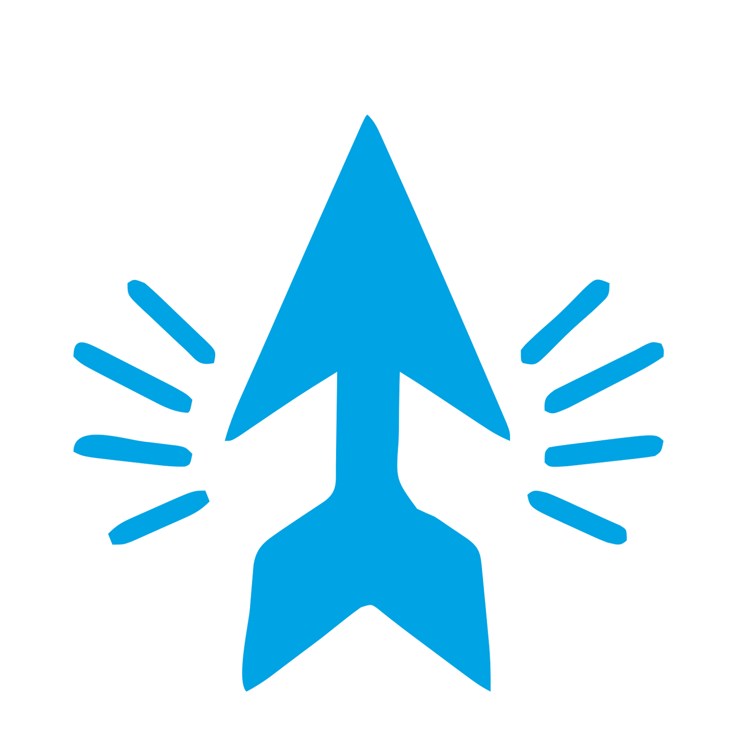 Tattoo Flash Arrow Logo #00a3e4
