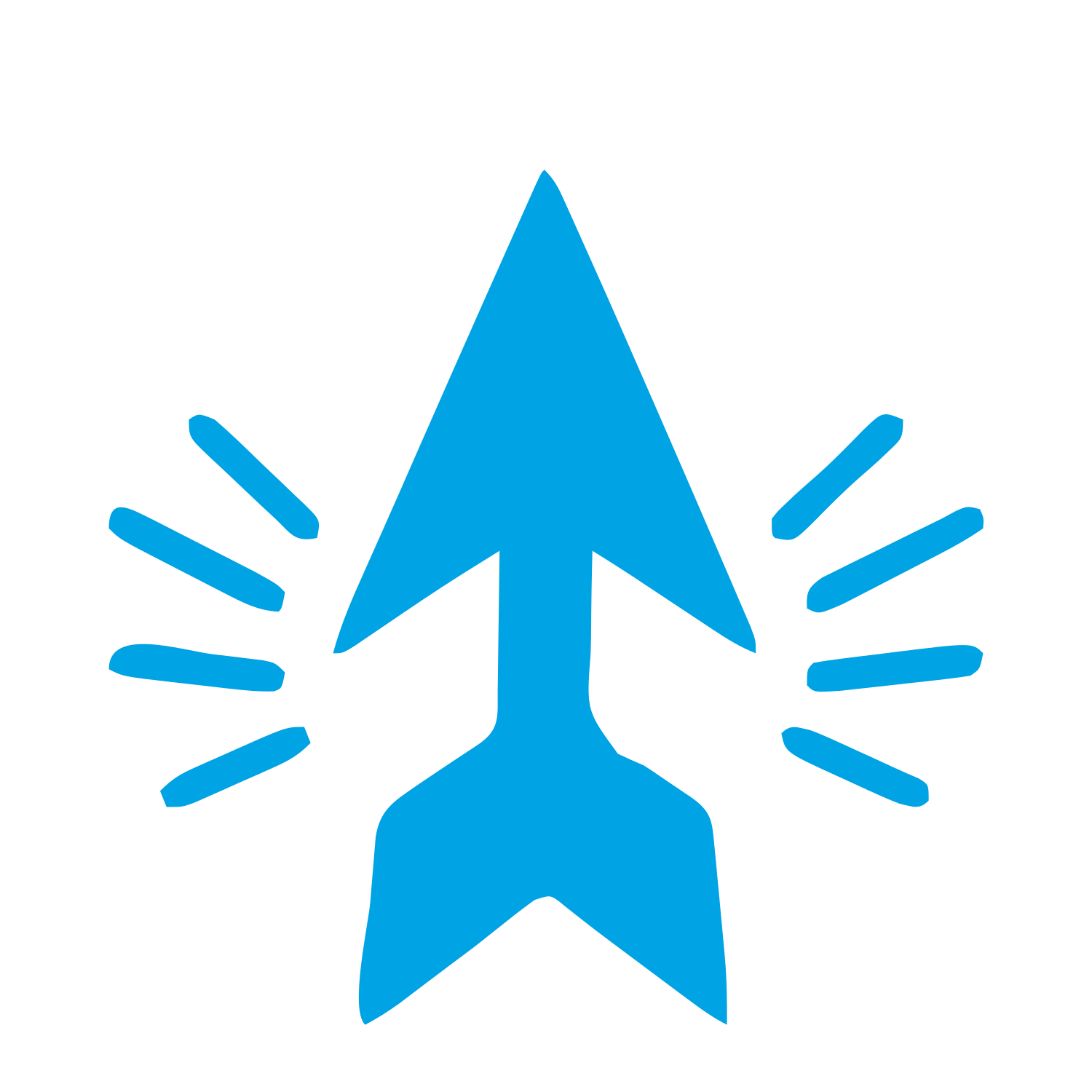 Tattoo Flash Arrow Logo #00a3e4