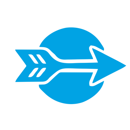 Arrow Circle Tattoo Logo #00a3e4
