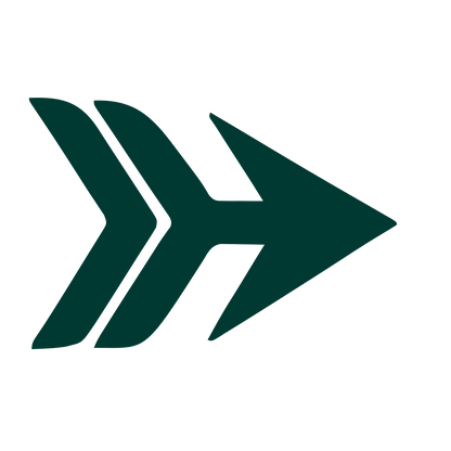Triple Chevron Arrow Logo #003932