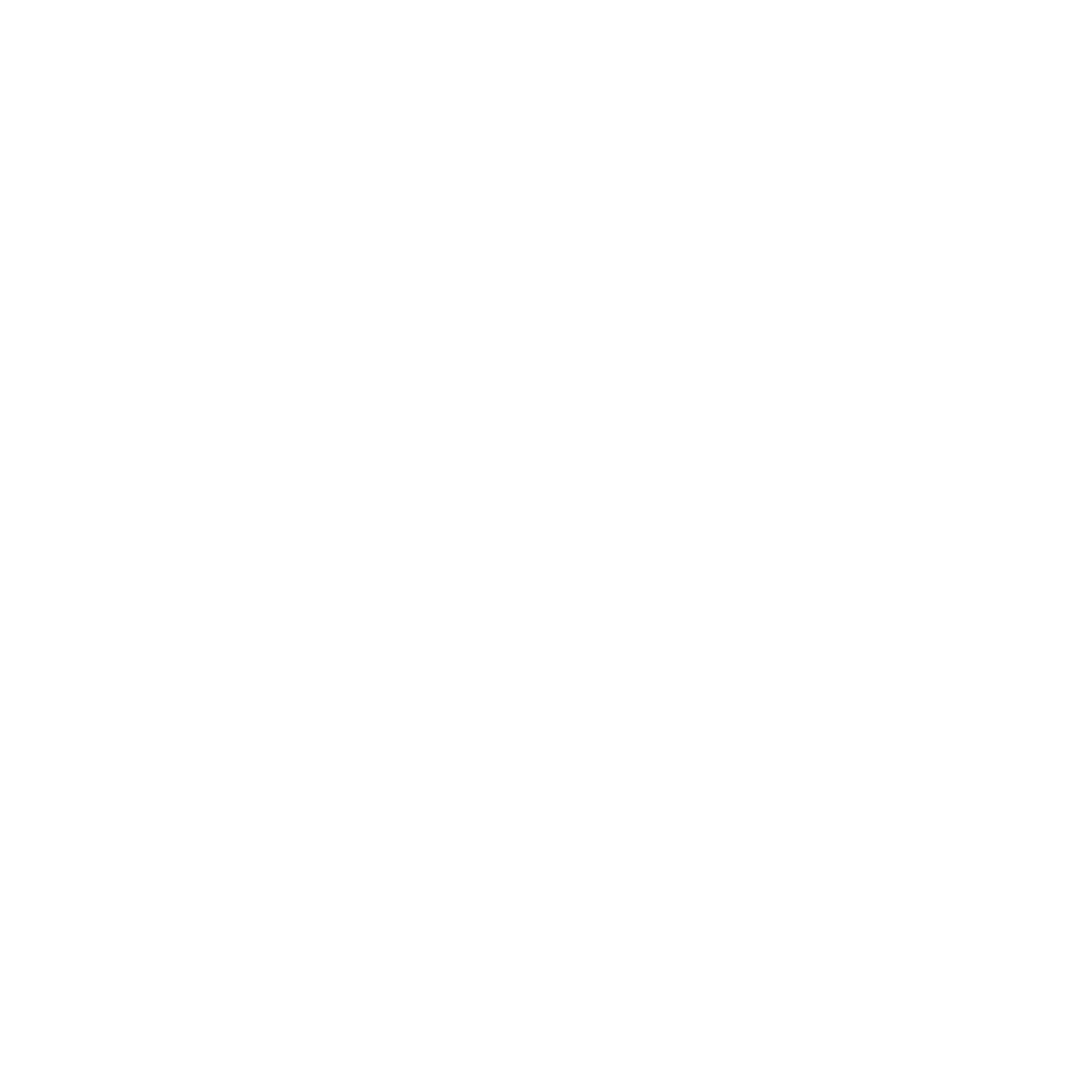 Crossed Arrows Circle Logo #ffffff