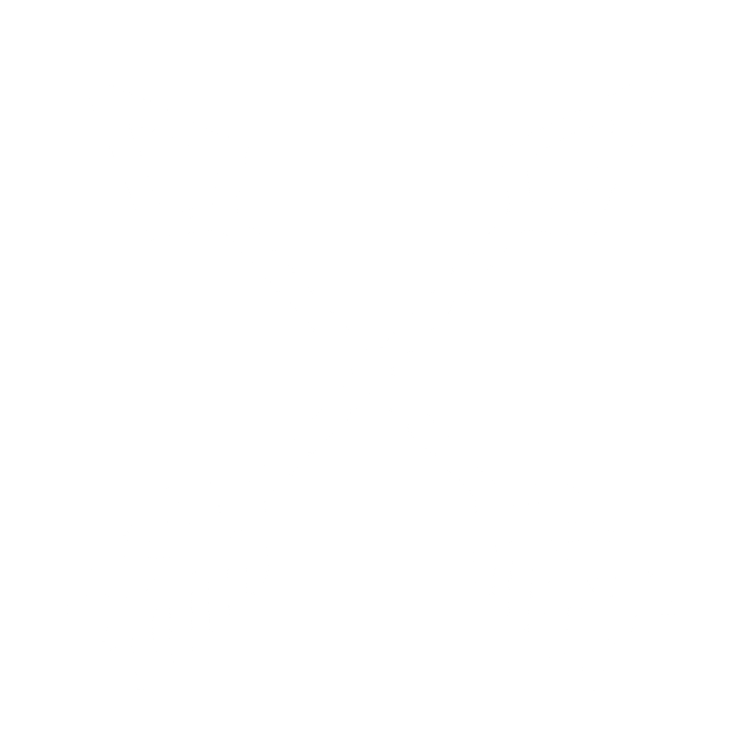 Crossed Arrows Boho Logo #ffffff