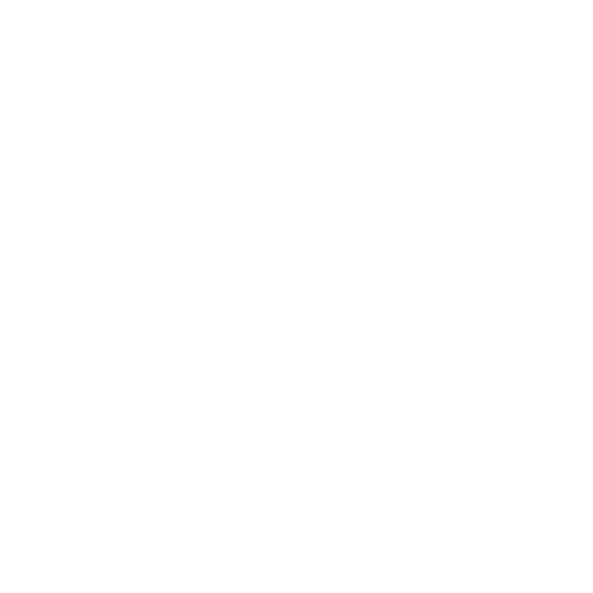 Crossed Arrows Riso Logo #ffffff