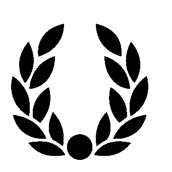Laurel Wreath Emblem Logo