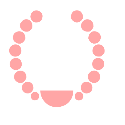 Dot Wreath Bowl Logo #ffa6a6