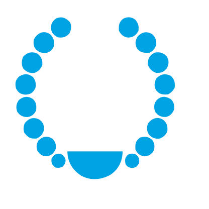 Dot Wreath Bowl Logo #00a3e4