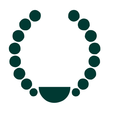 Dot Wreath Bowl Logo #003932