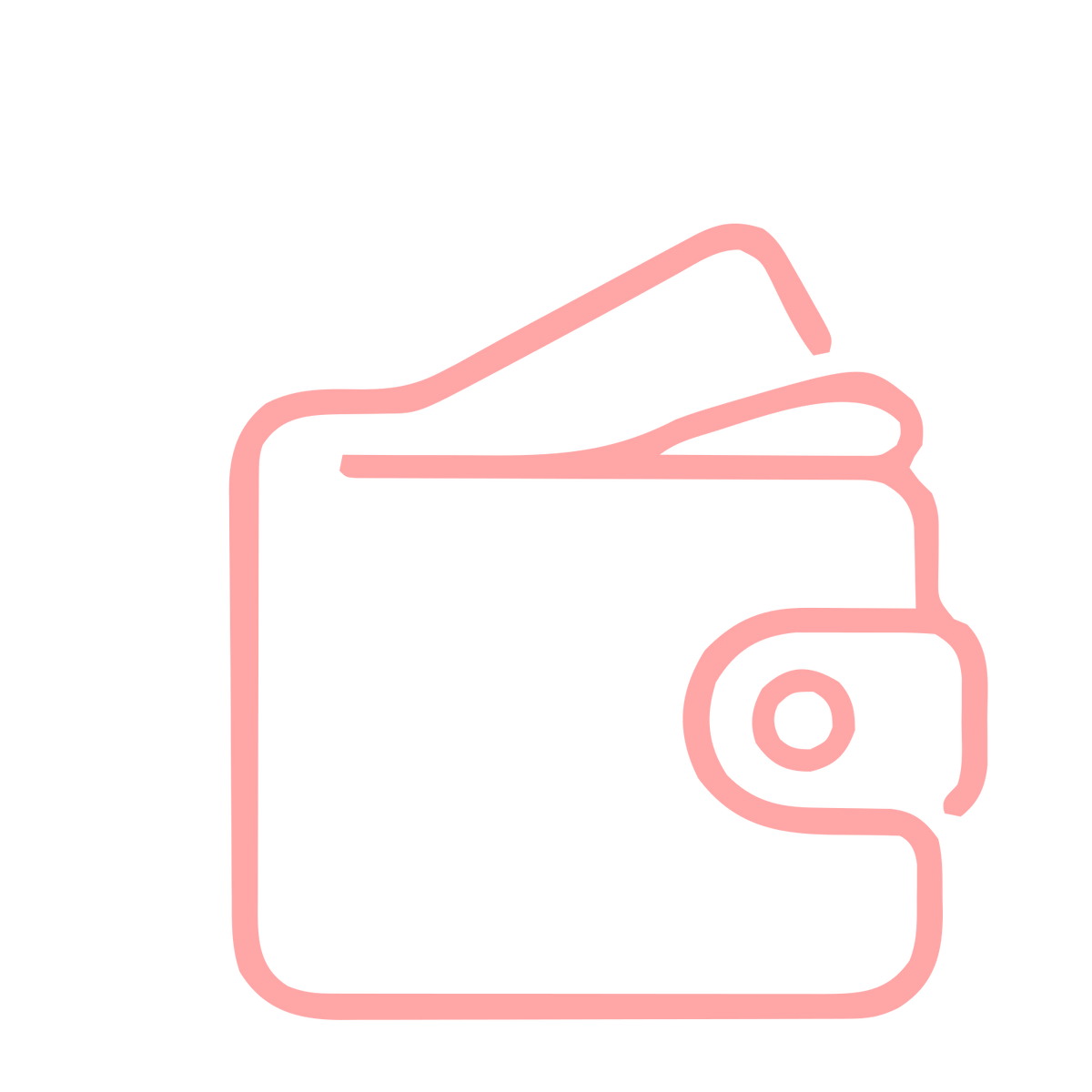Monoline Wallet Logo #ffa6a6