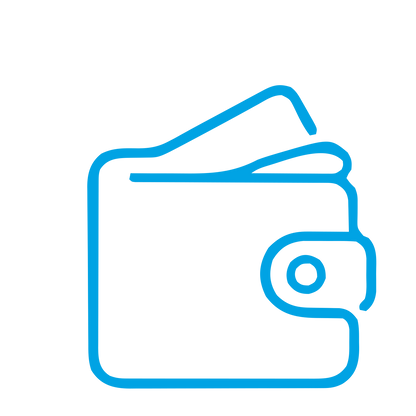 Monoline Wallet Logo #00a3e4