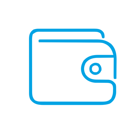 Monoline Wallet Logo #00a3e4