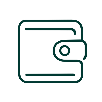 Monoline Wallet Logo #003932