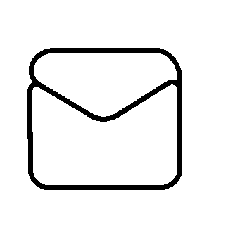 Monoline Envelope Mail Logo